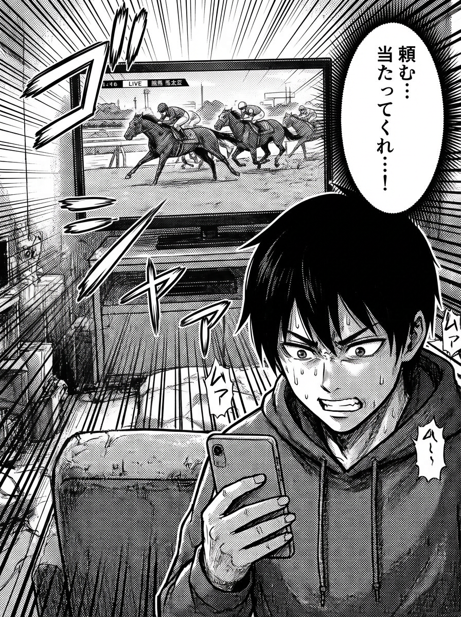 固唾を飲んでレースを見守る